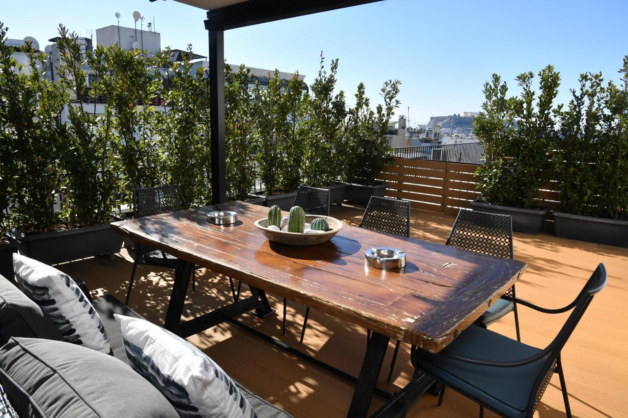 Luxurious Loft With Breathtaking Acropolis View Apartamento Atenas Exterior foto